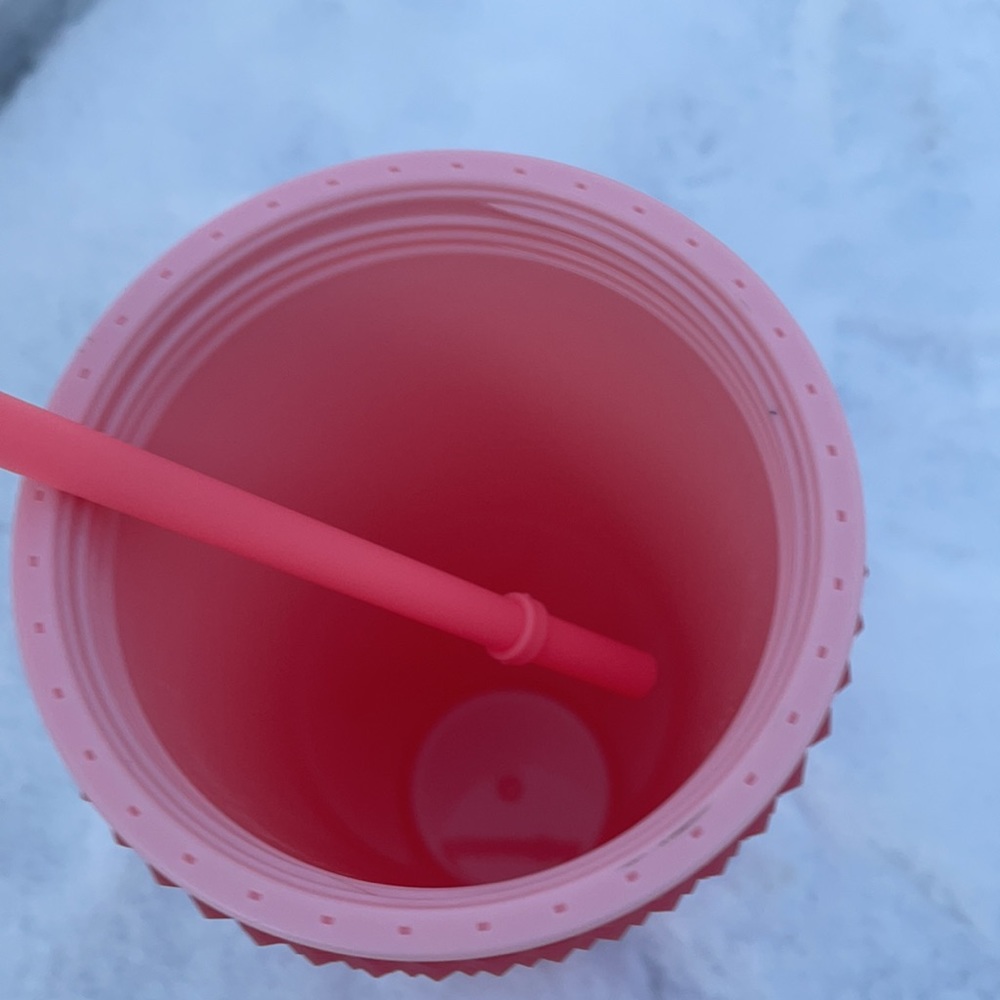 *LAST ONE* Starbucks Pink Lemonade Matte Studded Cold Cup Bubblegum Soft Touch - Picture 6 of 10